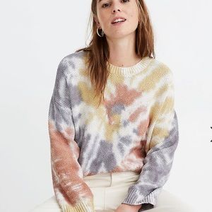 Madewell Tie-Dye Westford Pullover Sweater
